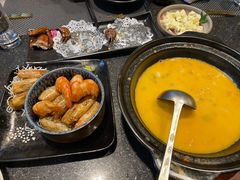 元宝煎红虾-御花园·粤菜·海鲜火锅(中山公园店)