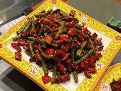 干煸鲜笋四季豆-那家小馆•北京菜•烤鸭(中关村店)