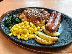 香辣烤肠配黑椒鸡排-萨莉亚意式餐厅(深圳北站店)