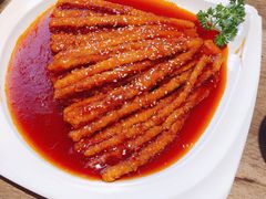 玉扇酥茄-海荣锅贴馆(五味十字店)