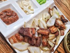 烤五花肉生菜-京玉菲饭店(李村店)