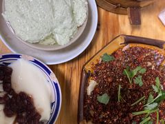 红豆白雪冰豆花-人和水上飘(第一家店)