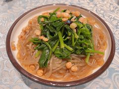 菠菜拌粉条-巴扎美食·新疆菜·西域歌舞表演餐厅(新疆大厦店)