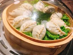 韭菜虾仁蒸饺-日进一片海.生腌海鲜火锅.宵夜烧烤(三里屯总店)