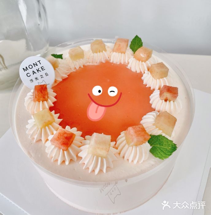 浮光之丘MontCake生日蛋糕(花牌坊店)东京桃桃奶油蛋糕图片