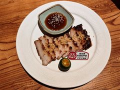 果木烟熏黑豚颈肉-炉胜·炉端烧·居酒屋