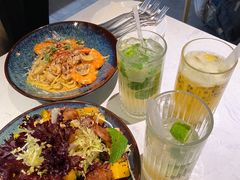 芝士蘑菇鲜虾意大利面-BE BRIGHT KITCHEN(正佳广场店)