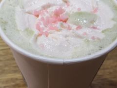 蜜桃抹茶拿铁-星巴克(哈尔滨新一百店)