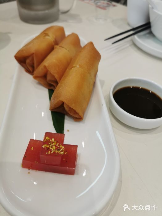 蔡澜点心·粤菜(月星环球港店)芙蓉蛋白春卷图片