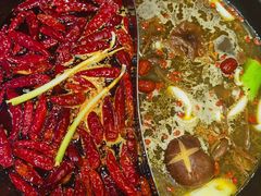 菌汤鸳鸯锅-谭焱火锅(蓝天市心广场店)