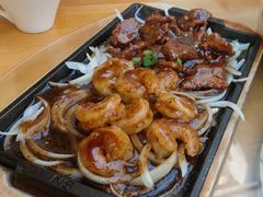黑椒铁板牛柳虾仁-小巷餐厅(五大街店)
