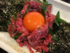 生拌牛肉-炼火烤肉店