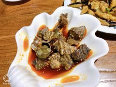 -东来菜馆•手抓海鲜家常菜•海鲜锅贴(鸽子窝店)