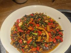阿婆菜炒田螺肉-吃饭皇帝大土家民族菜(正大广场店)