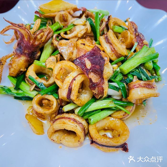 明记海鲜美食老字号(明记总店)香煎鱿鱼筒图片