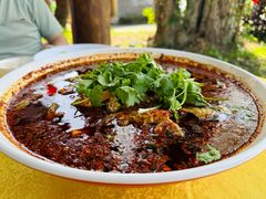 水煮岷江河黄辣丁-胖大姐黄辣丁鱼庄(新津店)