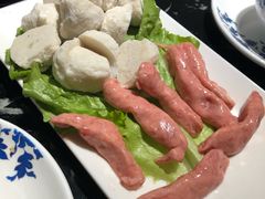 墨鱼丸小肉肠双拼-燚青春东北泥炉烤肉(百合店)