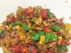 酸辣椒炒鸡杂-建辉湖南土菜馆(南大街店)