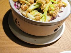 干锅菜花-宽鲜锅贴家常菜(永旺东部购物中心香港中路店)