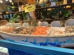 自助取餐区-领鲜活海鲜榴莲自助火锅(东门店)