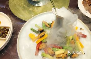 Sautéed Morel Mushrooms with Green Vegetables