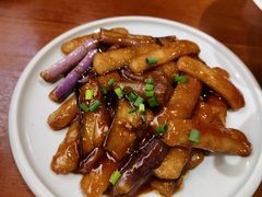 茄子年糕-涌觅名灶·本地海鲜宁波菜(财富广场店)