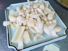 清炒鸡头米荸荠和藕-美味之家·湖景农家乐(太湖东山店)