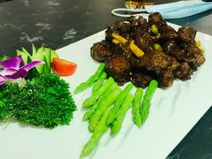 石锅野菌牛仔骨-楚禾宴·家宴(光谷大道店)