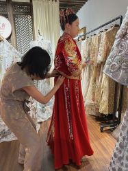 -懿沉香中式嫁衣礼服秀禾服龙凤褂马来褂旗袍总店