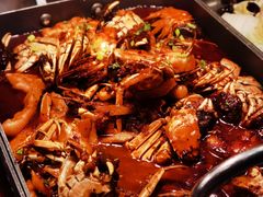毛蟹炒年糕-夏阳湖皇冠假日酒店-自助餐厅