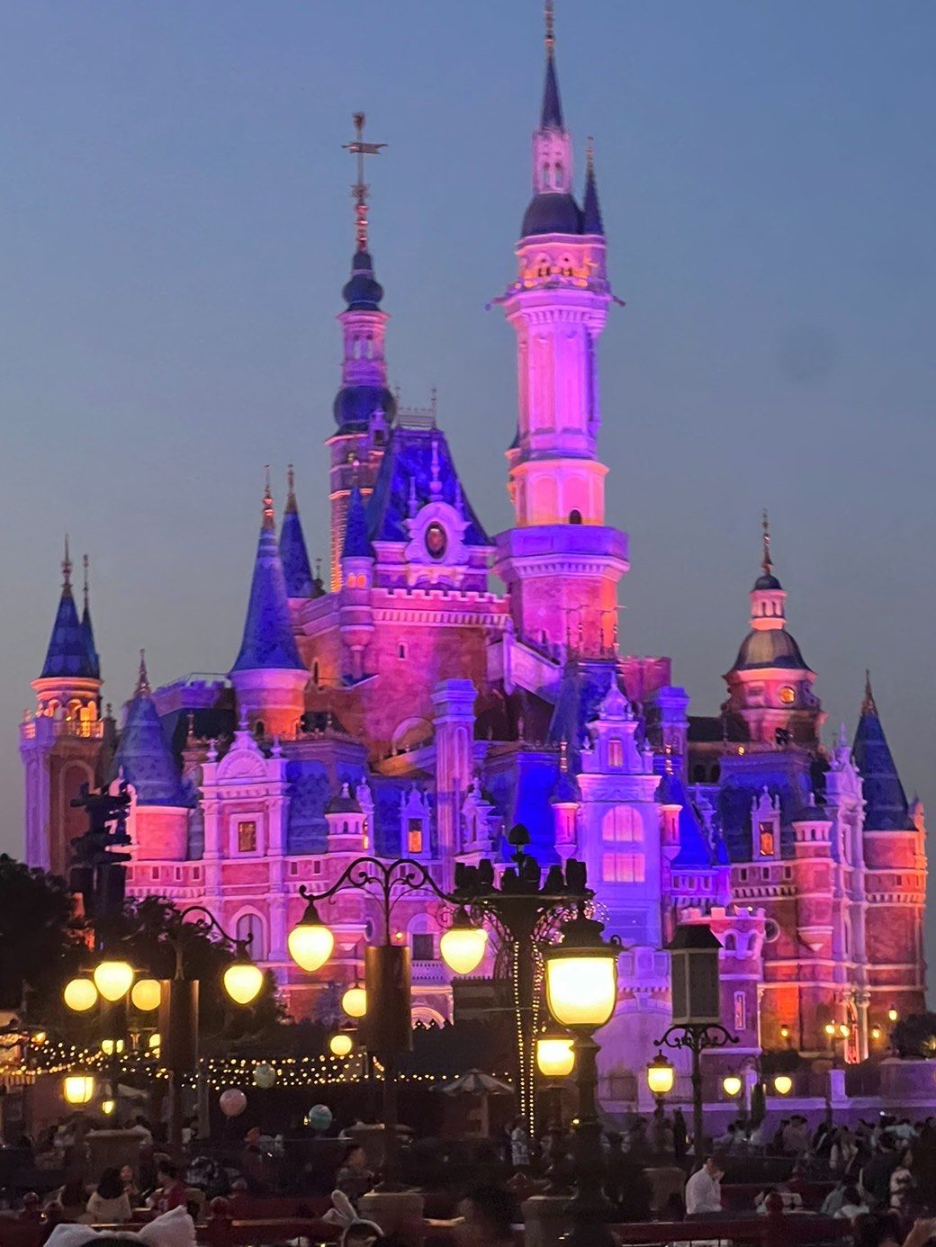 迪士尼夜景:国庆佳选