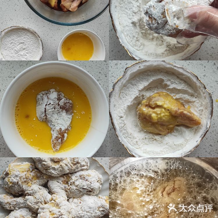 外酥里嫩的脆皮炸鸡腿