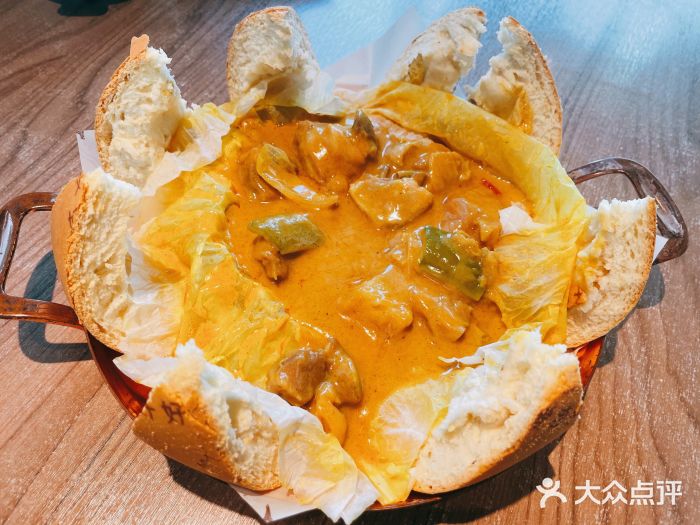 有时无界·港式餐厅(苏州中心店)面包咖喱鸡图片