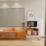 秋天的原木风客厅️暖暖的真好看！