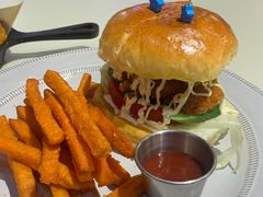 泰式罗勒鸡排汉堡-1/2half西餐(中大国际店)