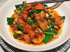 回锅土猪肉-柴门头啖汤·经典川菜·慢火汤品(锦城万达店)