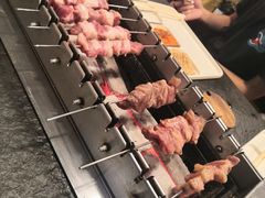 羊肉串-長壹旋转烤吧 农家鸡火锅