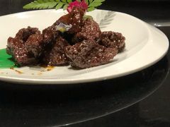 蜜汁黑椒牛肉粒-上海1号私藏菜(静安店)