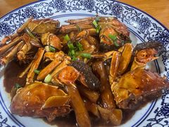 毛蟹炒年糕-弘德楼·自家菜园(朱家角古镇店)