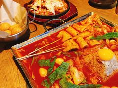 鱼饼火山炒年糕-包装马车·韩国料理·포장마차