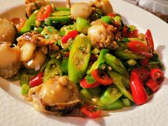 老虎菜拌扇贝-郑庄脂渣海鲜楼(九水路店)