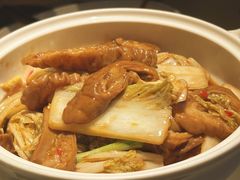 酸白菜炒肥肠-桂满陇·杭州饭店(清河万象店)