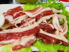 手切羊肉-大连海鲜斑鱼火锅(安平店)