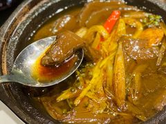 鹅血针菜煲-老六海鲜城