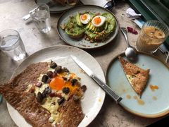 鸡蛋蘑菇熏肉荞麦可丽饼-RAC BAR(安福路店)