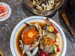 -草家酱蟹炭火烤肉店(珲春南路二店)