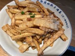 咸蛋黄炒茄子-吃饭皇帝大(解放西路店)