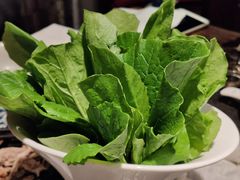 小白菜半份-大匠工房古船木艺术餐厅·猪肚鸡专门店(长白仙岛店)
