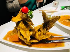 糖醋鲤鱼-闫府私房菜·百年鲁菜(恒隆店)