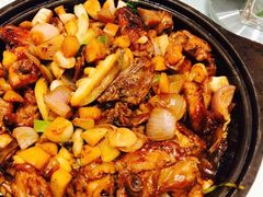 石锅鲍鱼葵花鸡-子霖南山鲜虾面(南山总店)